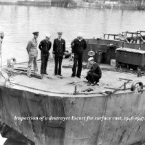 USS BRIGHT newspaper articles and other misc. documents.